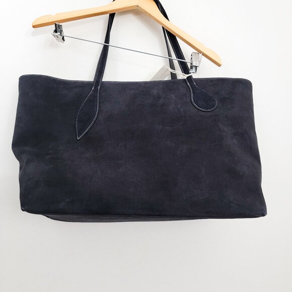 Little Liffner Mega Sprout Tote in Black Suede NWT - Picture 8 of 11